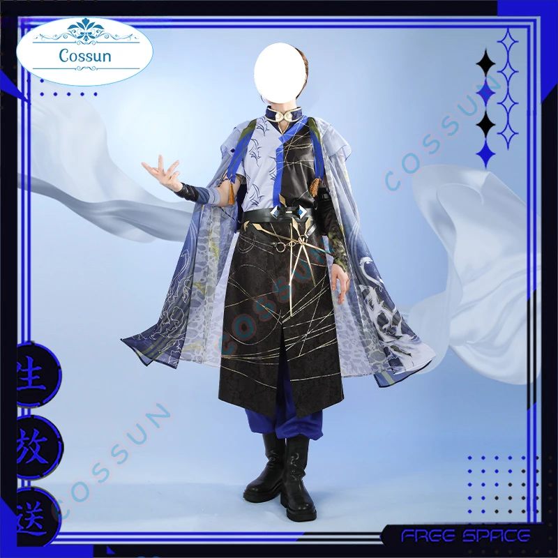 

[Customized] NIJISANJI Vtuber Rou Cosplay Costume Halloween Outfits Men New Suit Uniform