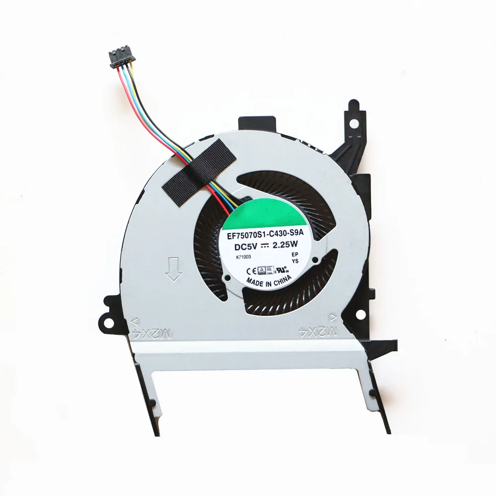 Вентилятор процессора ноутбука для ASUS R558 R558U R558UA R558UB R558UJ R558UR R558UV FL5900 FL5900U FL5900UQ DC5V 0