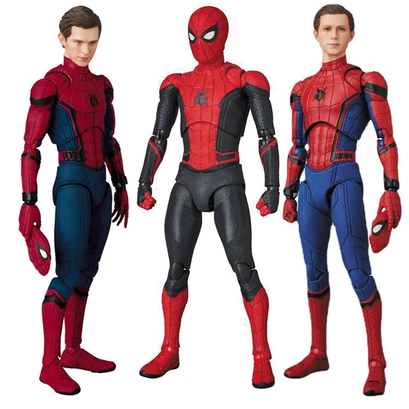 

Фигурка Человека-паука Disney, модель Mafex 113 103, Человек-паук, Удивительный Человек-паук 047, экшн-фигурка, игрушки, подарки