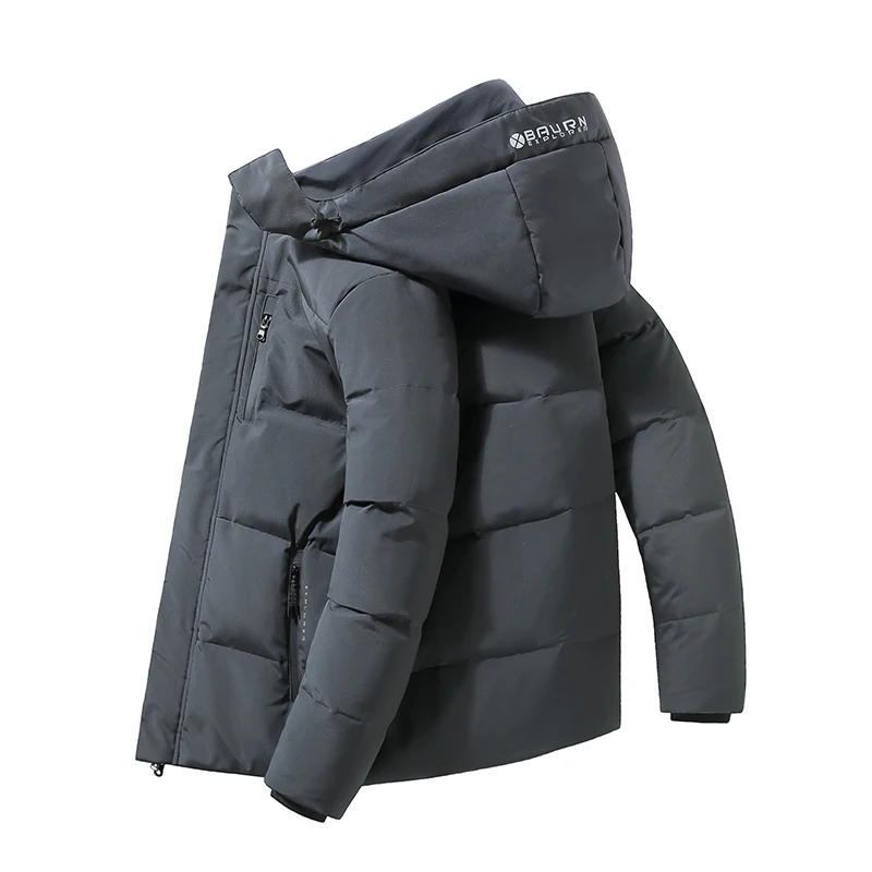 2022 High Quality White Duck Thick Men's Down Jacket Snow Parkas Man Warm Hooded Windproof Winter Down Jacket Outerwear 3XL
