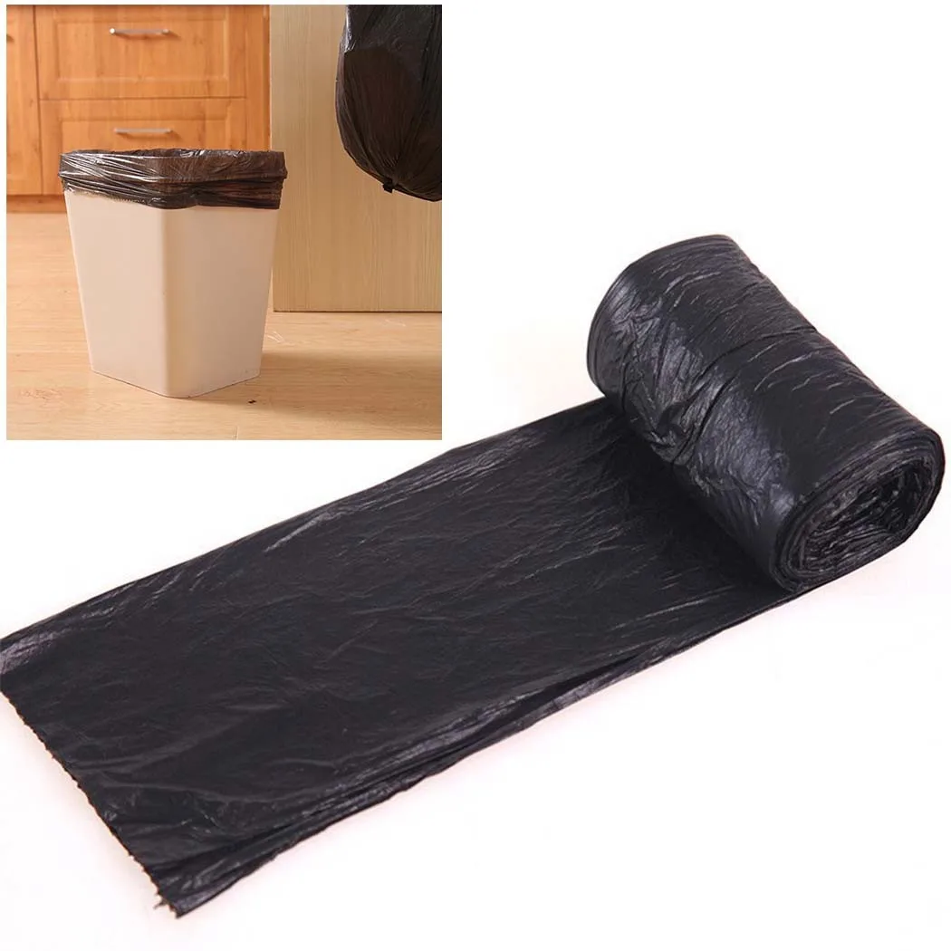 

Thicken Disposable Garbage Bags Kitchen Storage Trash Can Liner Bags Protect Privacy Plastic Waste Bag