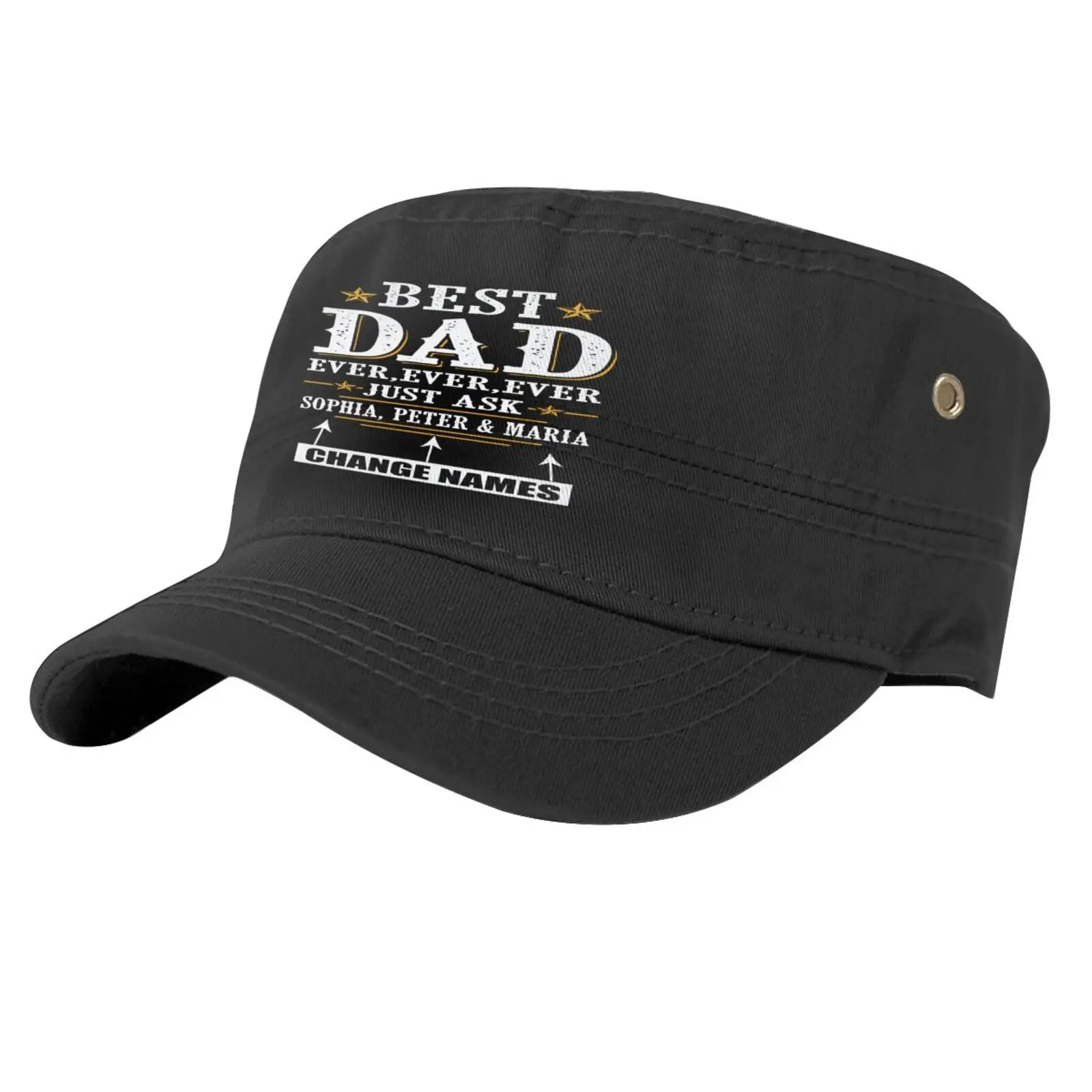 

Custom Names Father Day Best Dad Cap Baseball Cap Cap Male Wool Beanie Men's Stylish Caps Cowboy Cap Female Summer Hat Men Cap