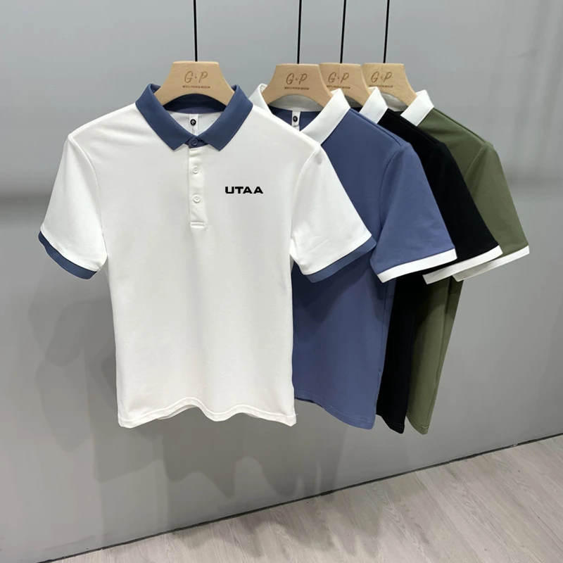 

2023 летняя одежда для гольфа, Мужская футболка для гольфа, одежда для гольфа Utaa, поло с коротким рукавом, одежда для гольфа, Мужская Роскошная футболка Malbon для гольфа