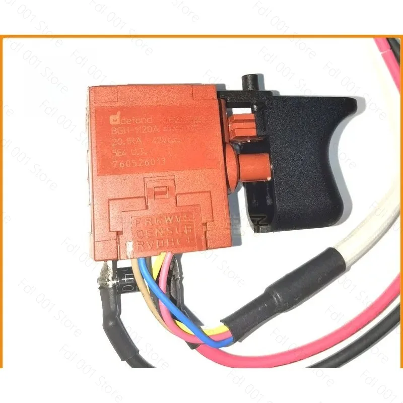 Фото Новый оригинальный переключатель для дрели BGH-1120A 42VDC №2
