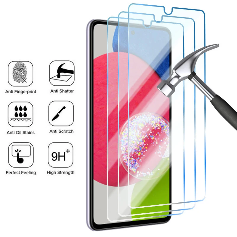 

UV Tempered Glass For Samsung Galaxy S21 S22 Plus A51 A52 M21 A50 A12 A42 M42 M12 A72 A02S S20 FE A22 4G A32 5G Screen Protector