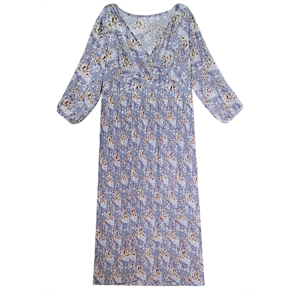 Plus Size 2023 Summer 2xl 3xl 4xl Women Chiffon Dress Floral Bodycon Long Maxi Dress Casual Boho Dresses Over 3xl 4xl 5xl 6xl