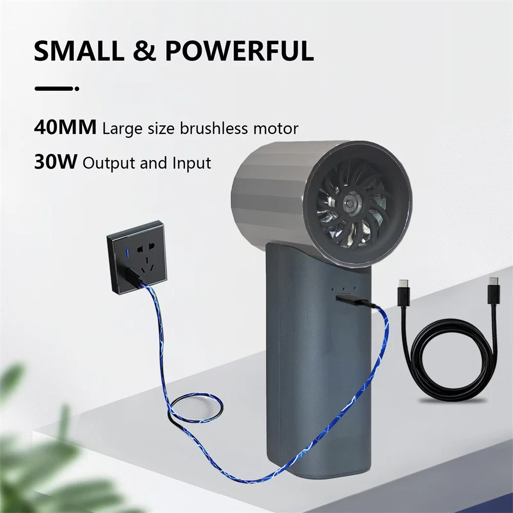 110000 Мини-воздуходувка для об/мин уличный портативный турбовентилятор фен 500 г