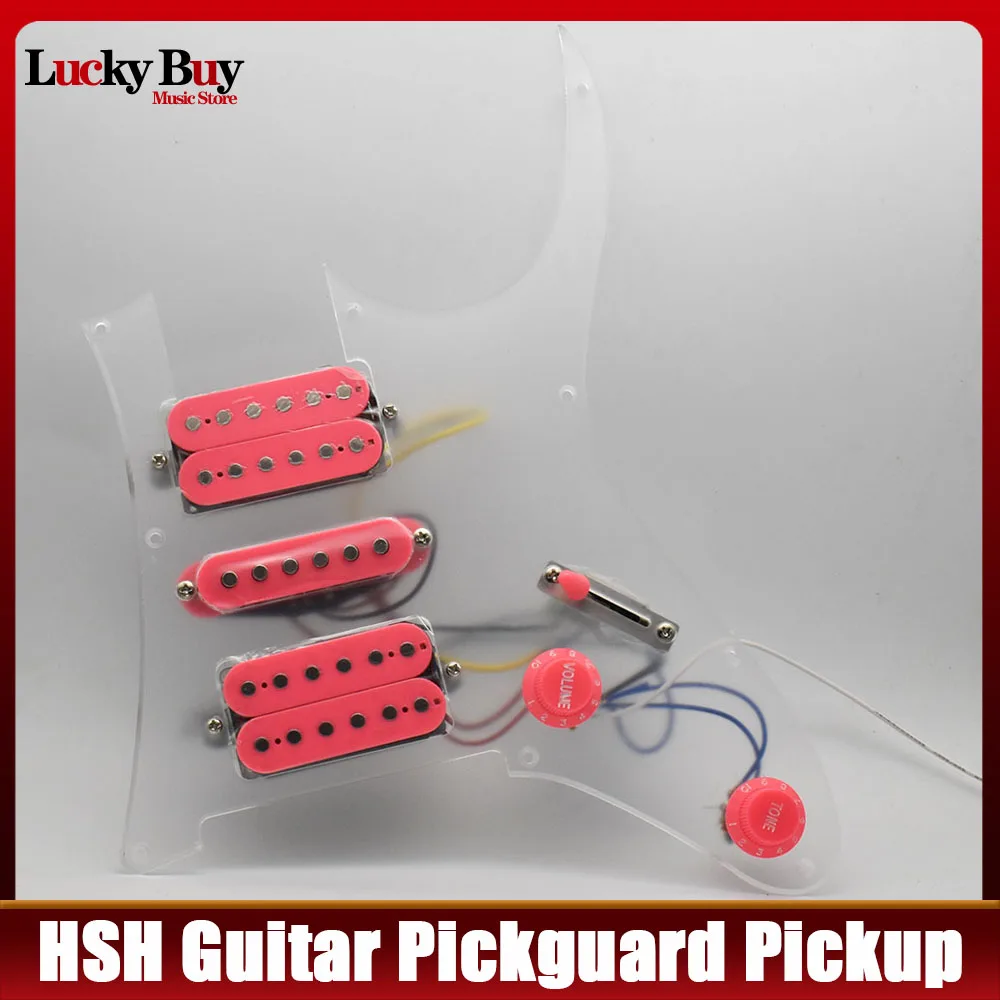 

1pcs Electric Guitar Pickups HSH Humbucker Pickups Prewired Pickguard Guitar Pickup Suitable for Electric Guitar