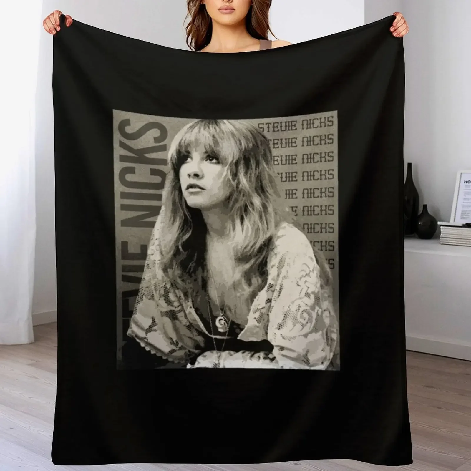 Плед для пикника Stevie Nicks с музыкальными иконами пушистые полярные одеяла диваны