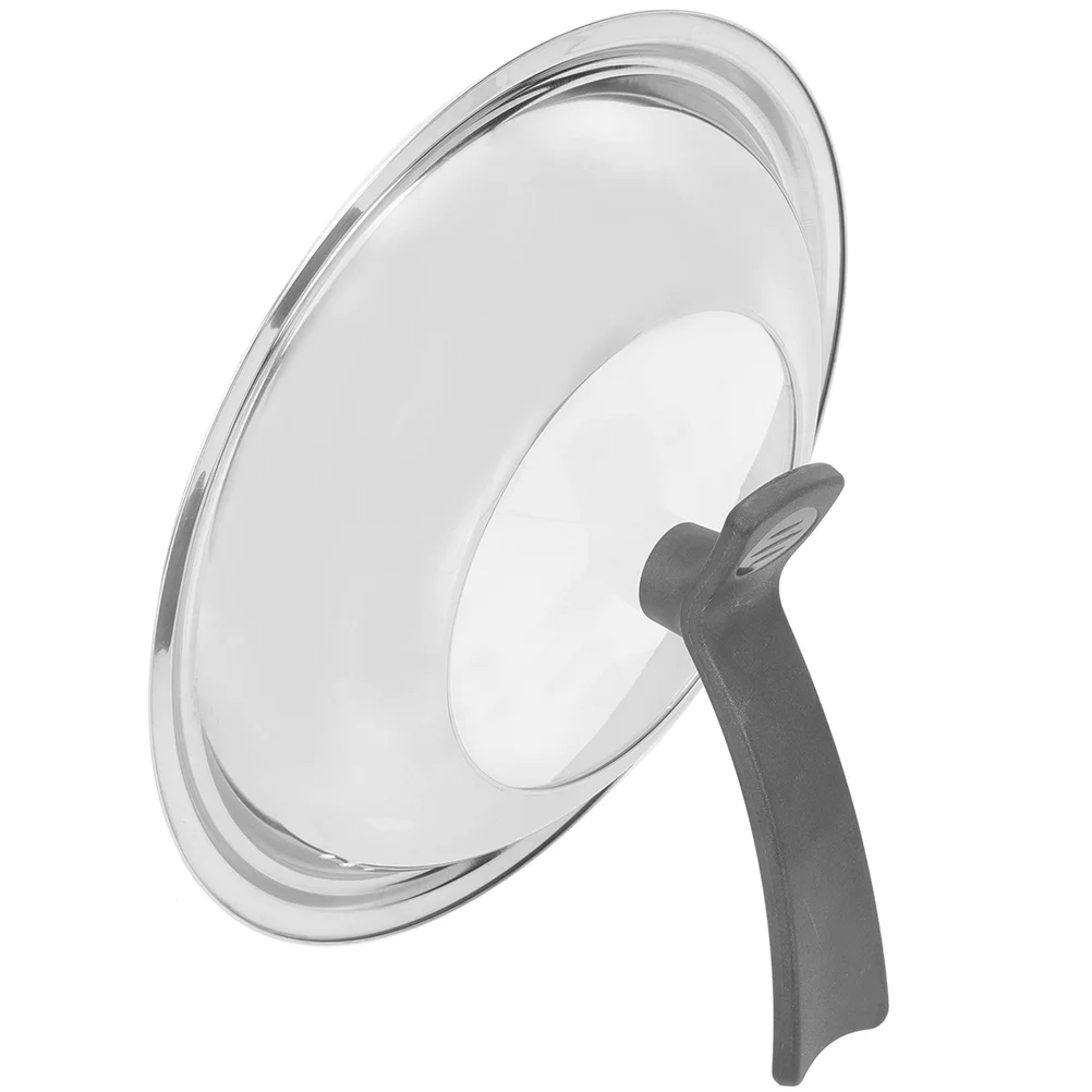 

Lid Pot Replacement Cover Pan Lids Wok Stainless Steel Skillet Cookware Frying Cooker Saucepan Slow Steamer Universal Shockproof