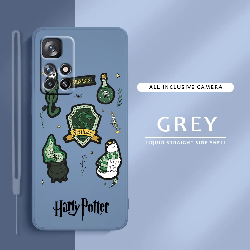 

Harrys Potter Ron Wesley For Redmi K50 K40 K30 K20 10C X 9C T AT A 8A 7A Gaming Pro Plus Liquid Rope Phone Case