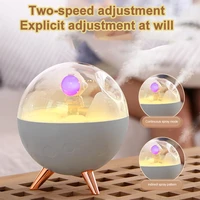 350ml air humidifier ultrasonic car mist maker with night light usb lamps mini office space astronaut air purifier for kids gift