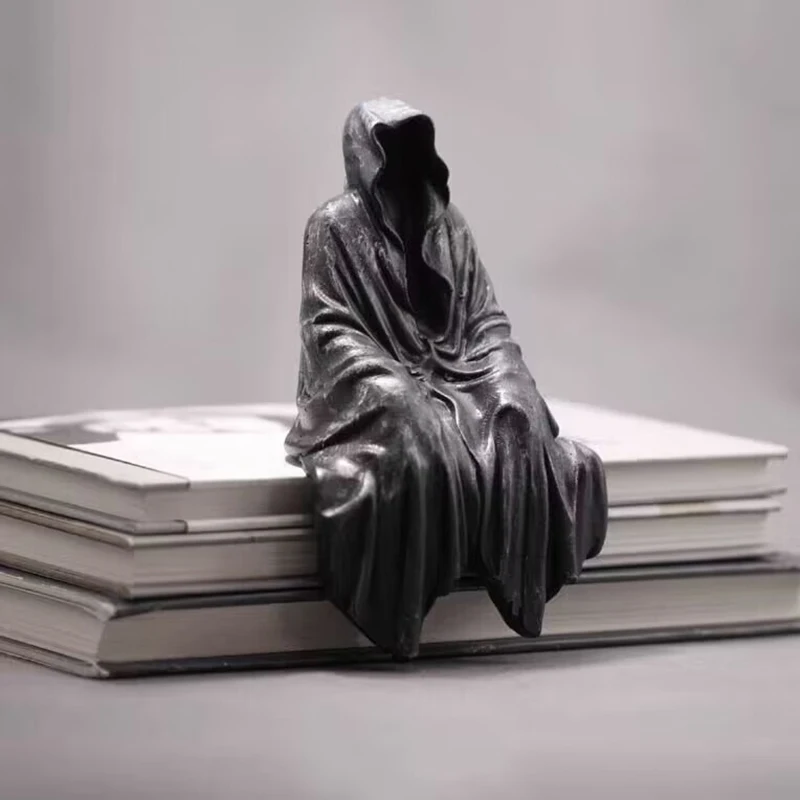Новинка 2023 Reaping Solace The Reaper сидящая статуя готическая настольная смола черные