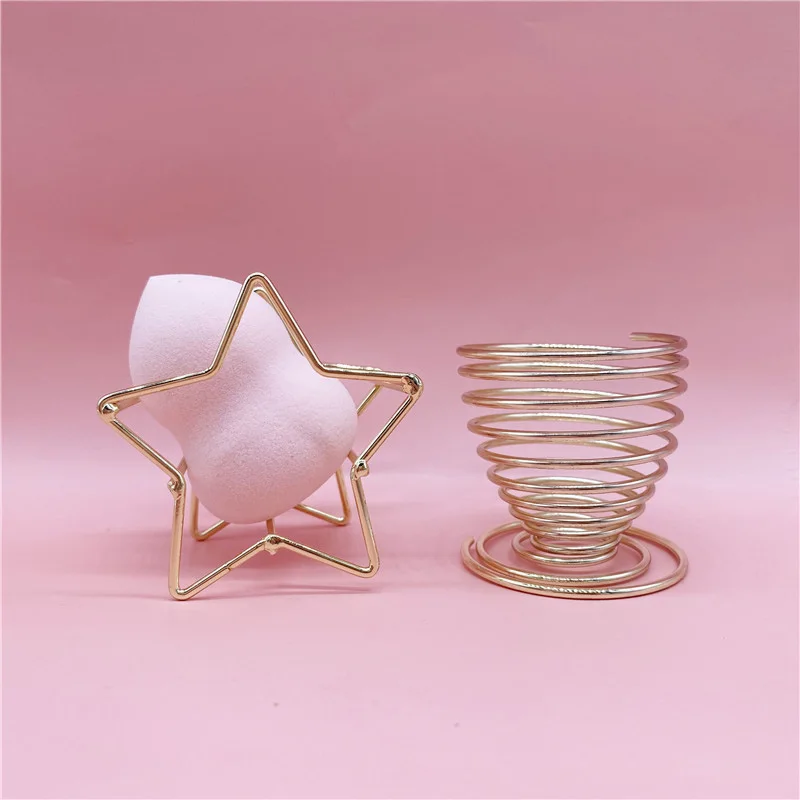 

Cute Cat Shape Beauty Egg Storage Rack Cosmetic Makeup Sponge Gourd Powder Puff Rack Organizer Box Storage Makeup Organizer
