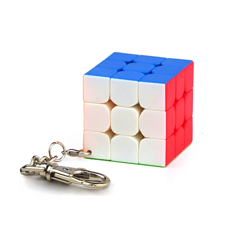 

[Picube] MoYu 3x3 брелок Mofangjiaoshi Mini 3x3x3 магический куб профессиональные развивающие игрушки кольцо для ключей Куб ВОЛШЕБНЫЙ пазл игрушки