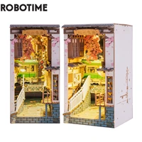 robotime rolife book nooks stories in books series 4 kinds diy wooden miniature house with furniture dollhouse kits toy tgb01