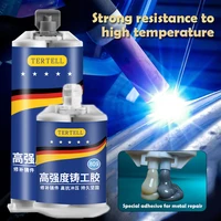 2 in1 industrial ab caster glue metal repair paste heat resistant sealant cold weld strong defect repair agent glue 50g100g