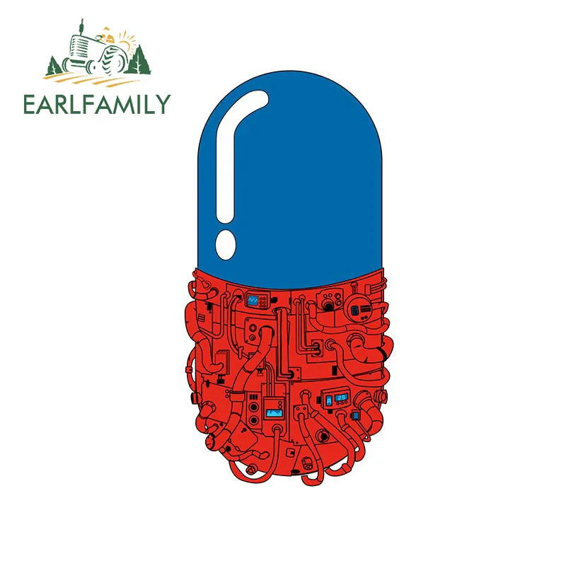EARLFAMILY 13 см x 6 5 для Акира Tetsuo внутри таблетки бак забавные виниловые наклейки на