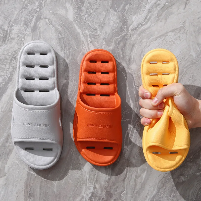 

Bathroom Slippers Women Home Indoor Slides Soft Eva Couple Shoes Non Slip Flip Flops Summer Beach Sandals Water Leakage Slipper