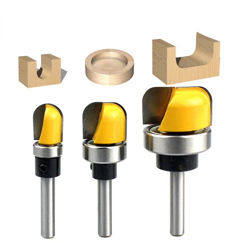 

Хвостовик 1/4 "1-2" 3 шт. 6 мм 1/4 Диаметр чаша и лоток модель деревянные режущие биты инструменты для резки дерева