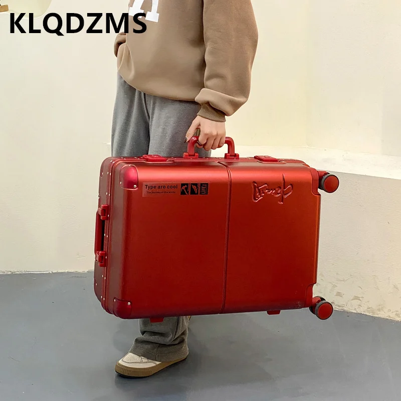 KLQDZMS Fashion Suitcase IS Small Fresh Luggage Trolley Case 20 Inch Universal Wheel 24 Inch Student Password Suitcase