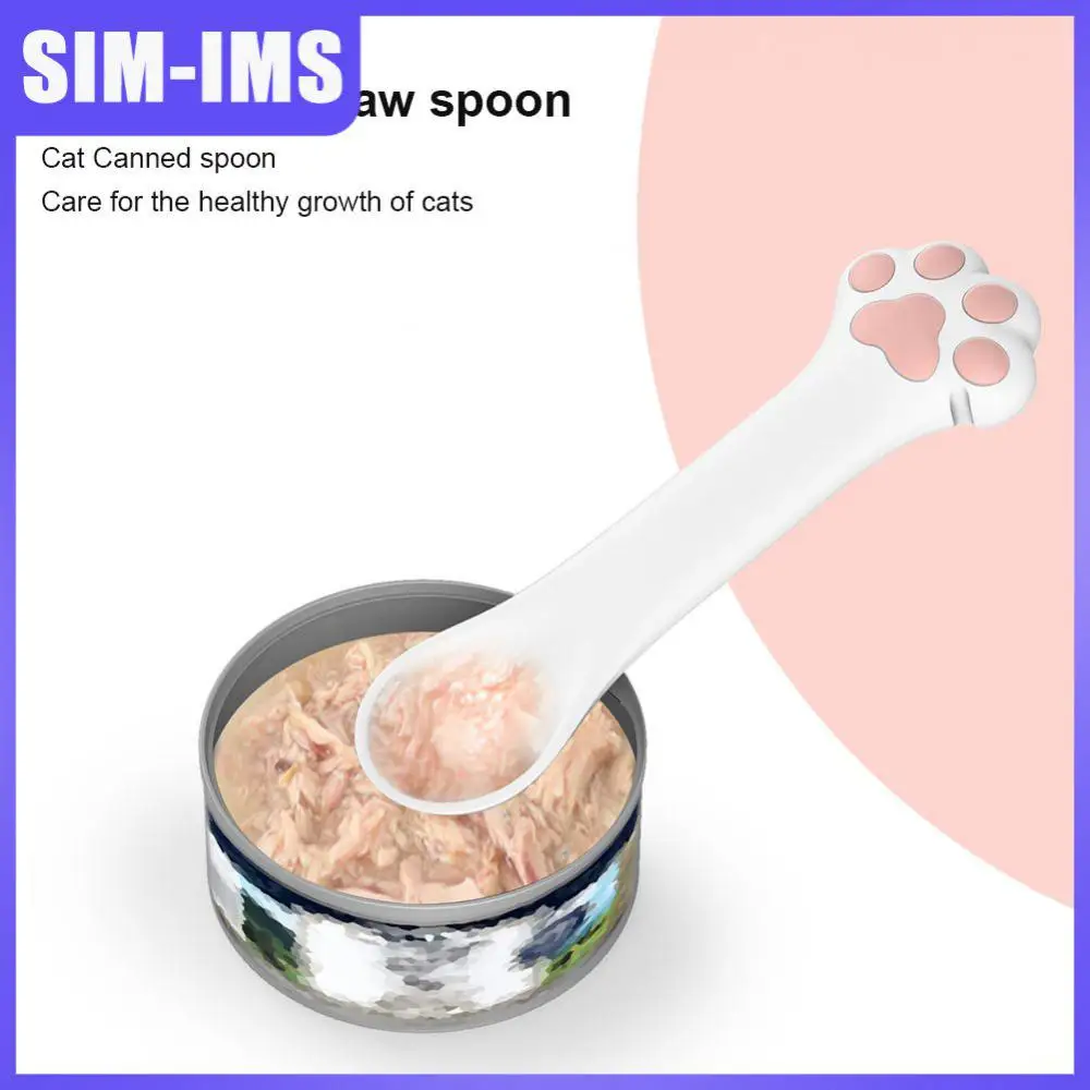 

Low High Temperature Resistance Multifunctional Pet Can Spoon Non-toxic Plastic Grease Pet Canned Scoop Safe Durable Food Grade