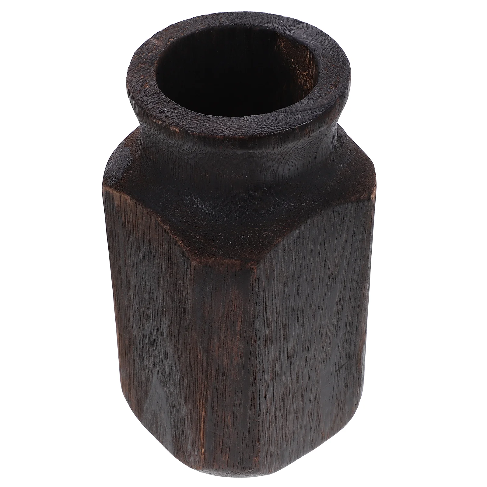 

Table Centerpiece Decoration Decorative Pot Dinning Vase Wood Floral Container Office