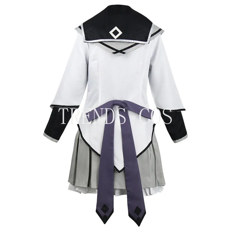 Anime Magical Girl Puella Magi Madoka Magica Homura Akemi Cosplay Costume Fighting Uniform Wig Socks for Mahou Shoujo Comic Con
