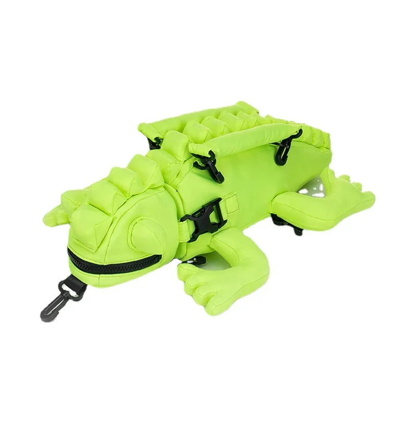 Tide brand animal bags cartoon bags messenger bags kindergarten children lizard bags doll bags multi-functional backpack