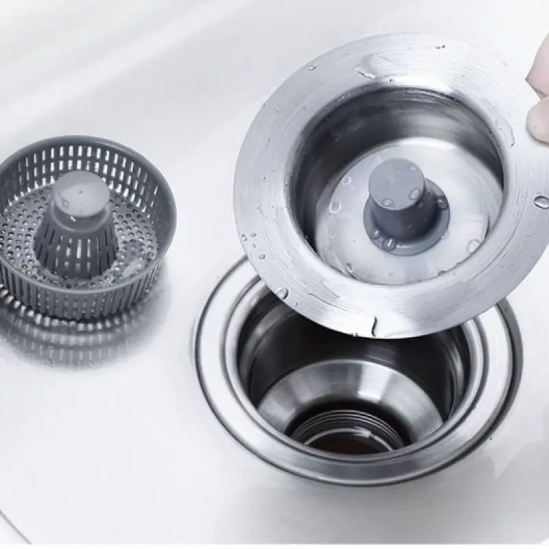 

Kitchen Sink Odor Filte Sink Drain Stopper Basin Drain Filter Anti-Clogging Hair Stopper Sink Strainer Prevent Odor Bug