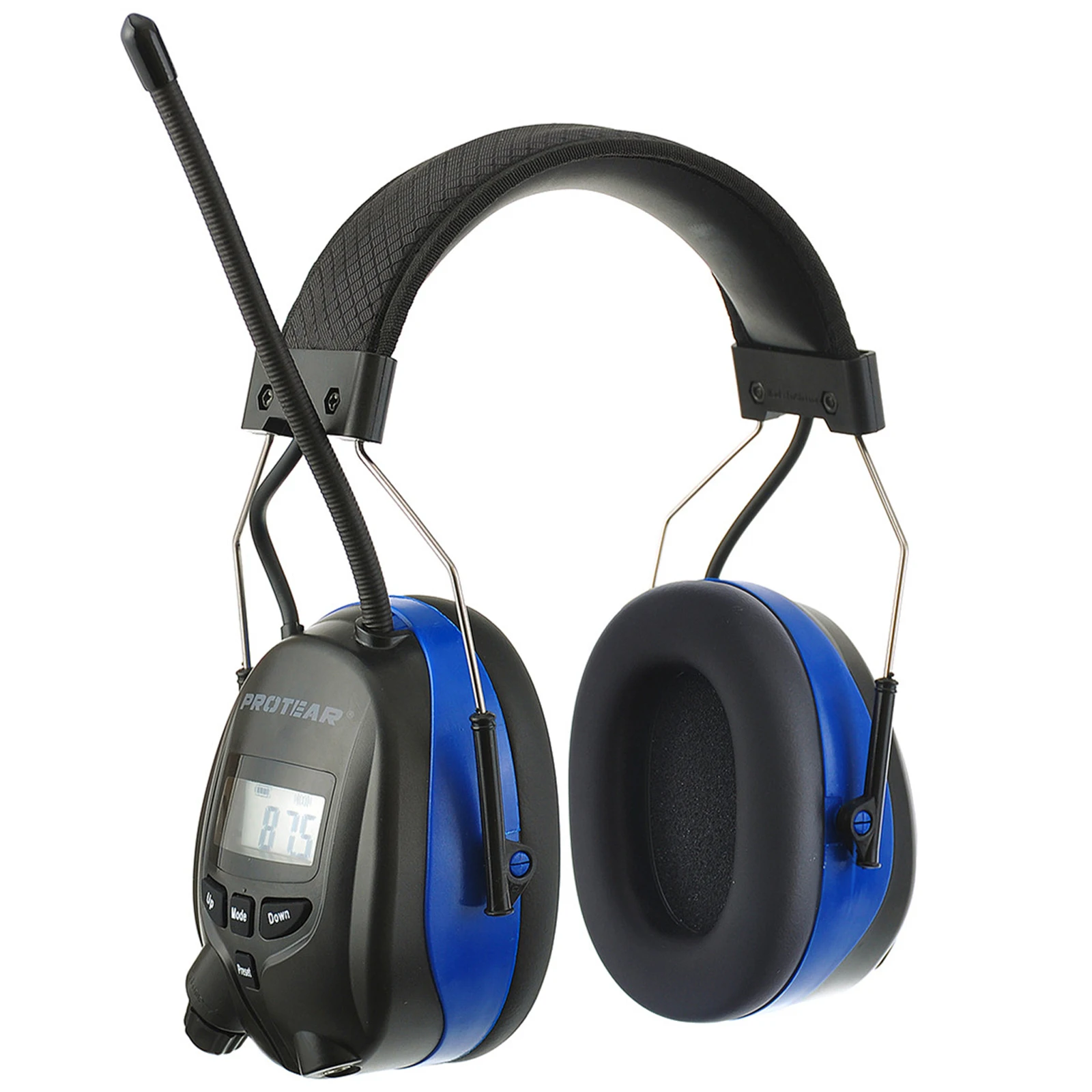 

PROTEAR электронные Bluetooth наушники для защиты органов слуха с FM AM-радио 25 дБ NRR шумовые наушники перезаряжаемые наушники