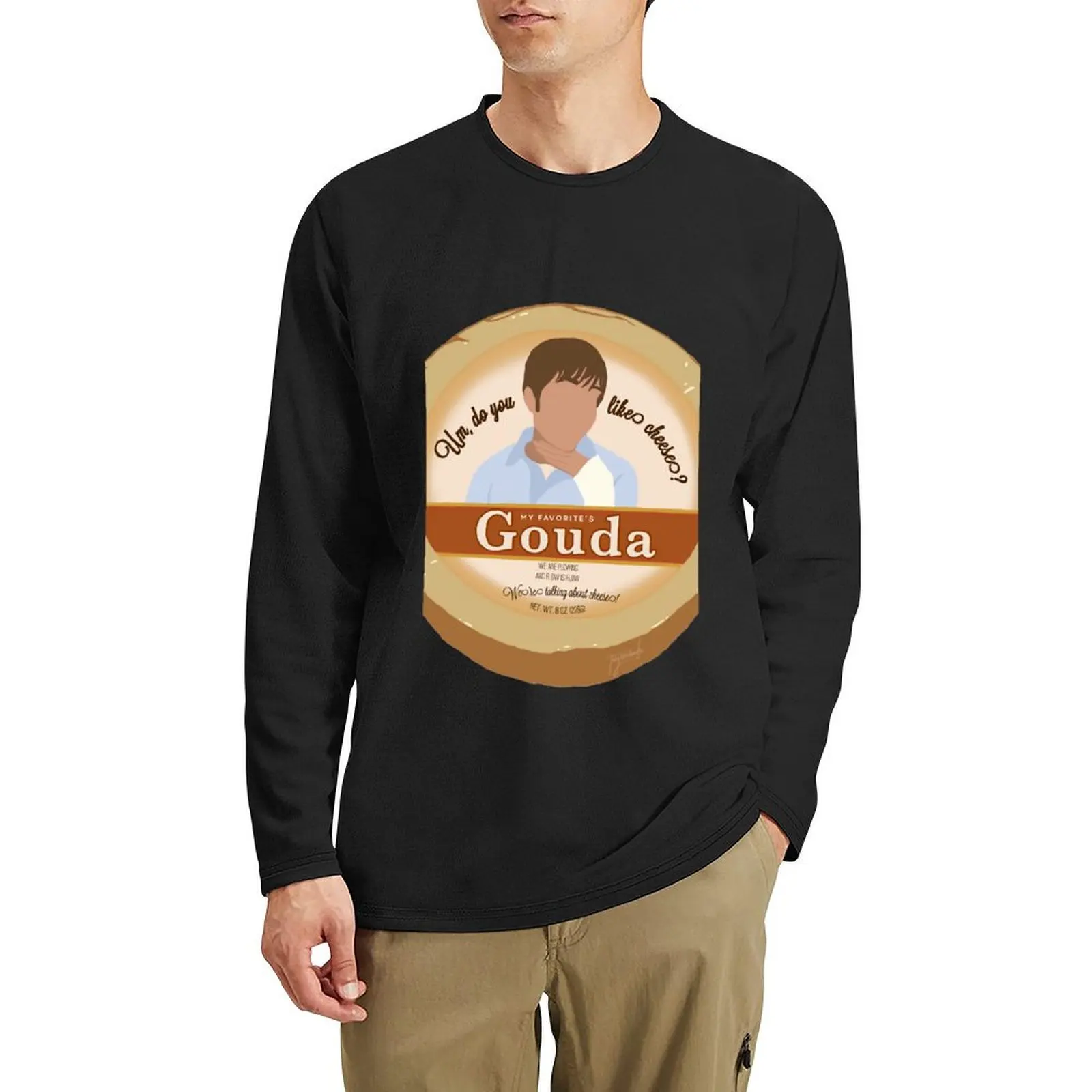 She's the Man (2006) Gouda Cheese \t Long T-Shirt anime clothes Tee shirt T-shirts for men cotton