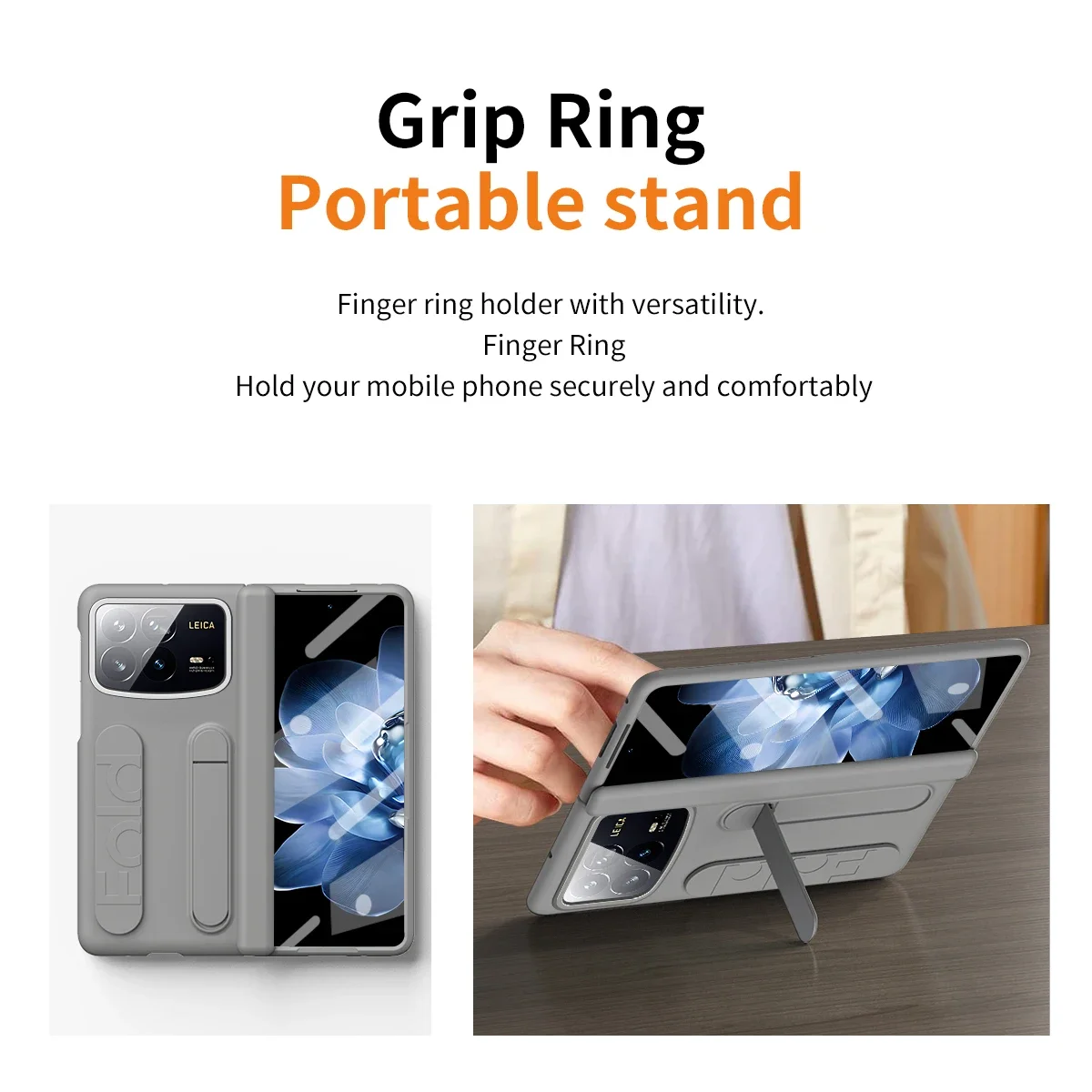 Матовый чехол с подставкой и кронштейном для Xiaomi Mix Fold 4 MixFold4 защитный откидной