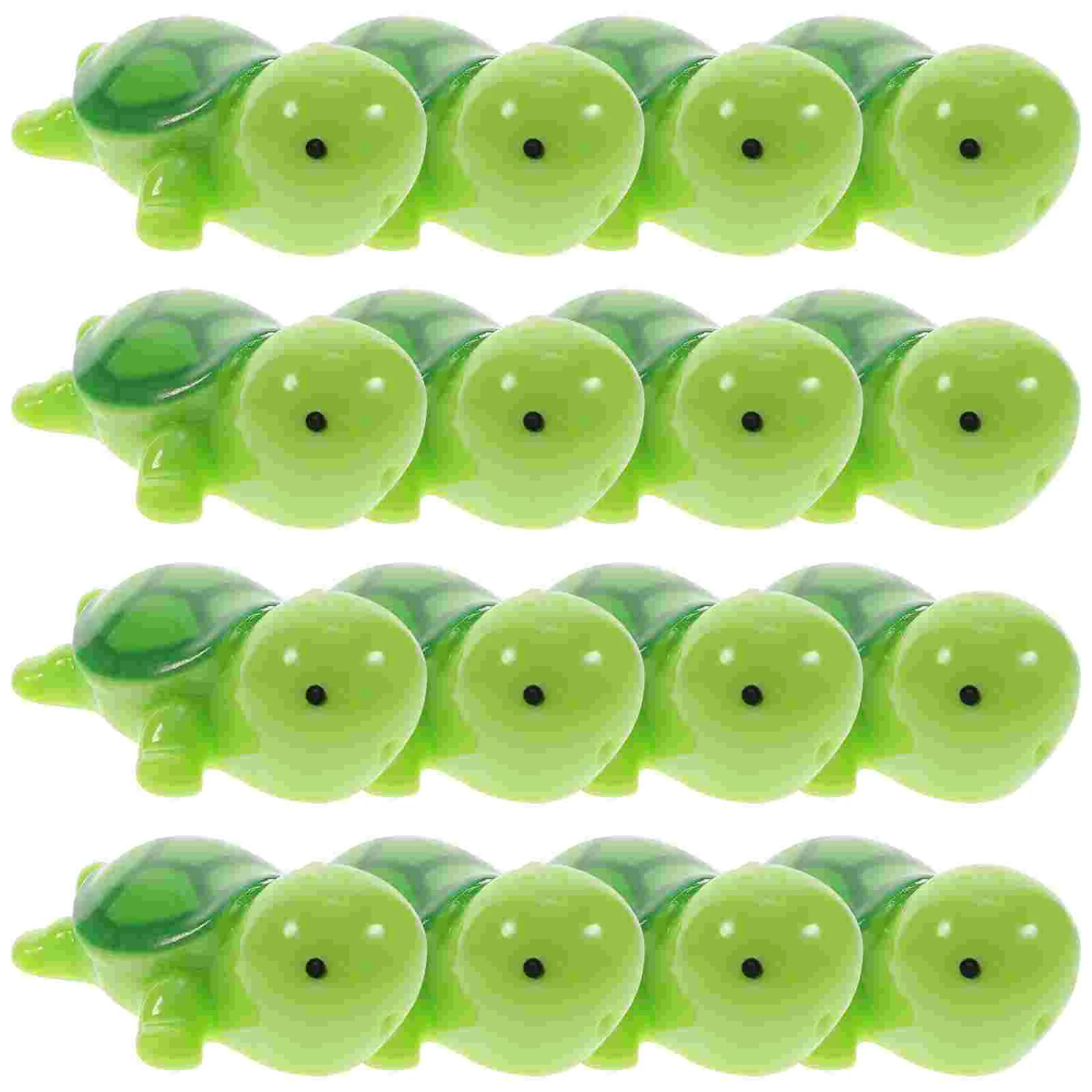 

20 Pcs Bulk Mini Turtle Child Mariposas Decorativas Para Pared Resin Figurines Synthetic Tortoise