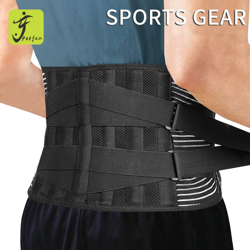 

Waist Support Belt Orthopedic Back Support Waist Trainer Corset Pain Relief Sports Support Breathable Adjustable Polyester Belt