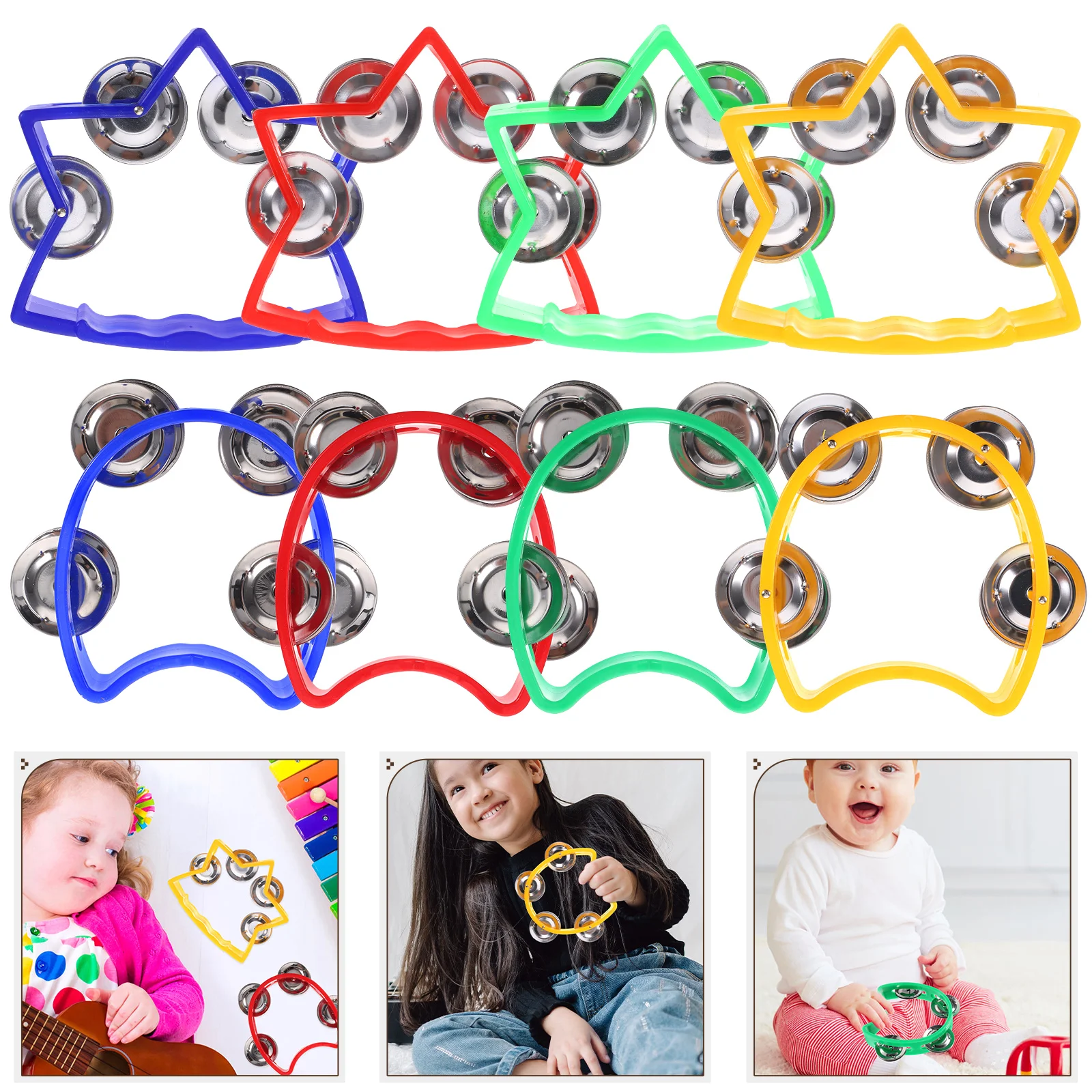 Детские колокольчики музыкальные инструменты шейкер игрушки тряска для малышей