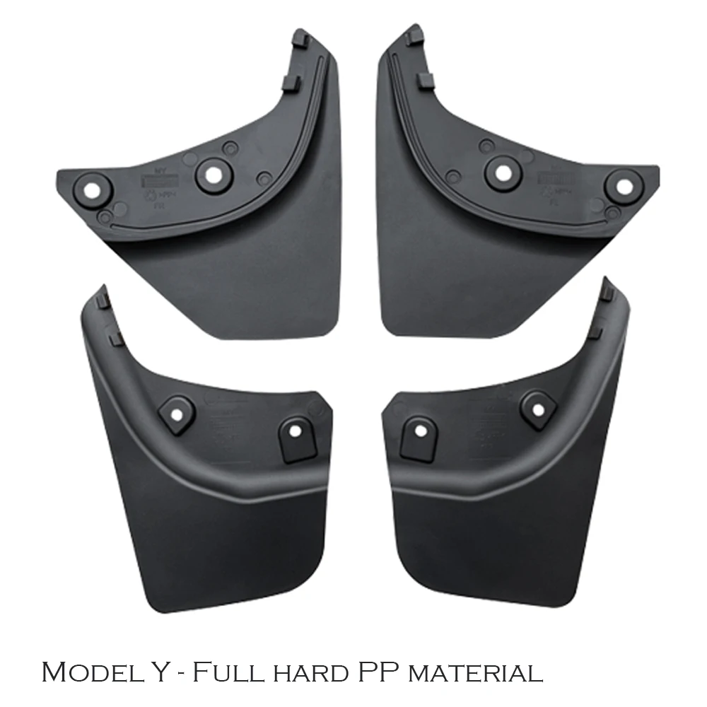 Брызговики для автомобильных колес брызговики Tesla Model Y/3 колес-ABS/TPE |