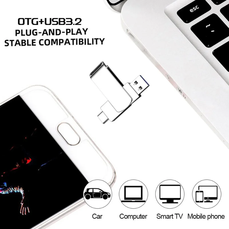 Xiaomi 16 ТБ флэш-накопитель USB 3.2 сверхвысокоскоростная передача Type-c 2-в-1
