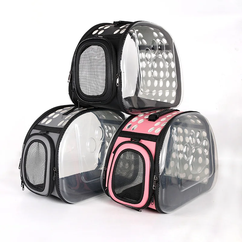 Pet Takeaway Bag Rabbit Cat Dog Portable Foldable Bag Crossbody Portable Breathable Cat Bag Takeaway Bag