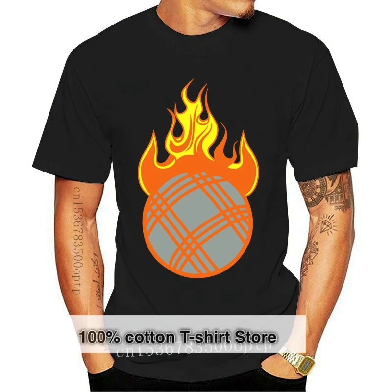 Petanque flame fireball 1110 футболка для мужчин персонализированная Хлопковая женская