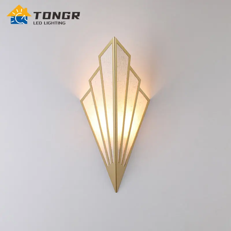 

LED Wall Lamps Corridor Aisle Staircase Bedroom Wall Lights Hotel Bedside Lamp Fan-shaped Indoor Decoration Lighting E14 5W