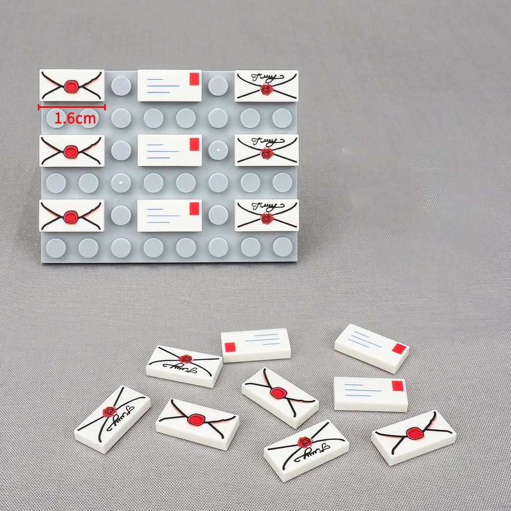 Набор строительных блоков MOC 10 шт. с принтом 3069 конвертов почтовый ящик