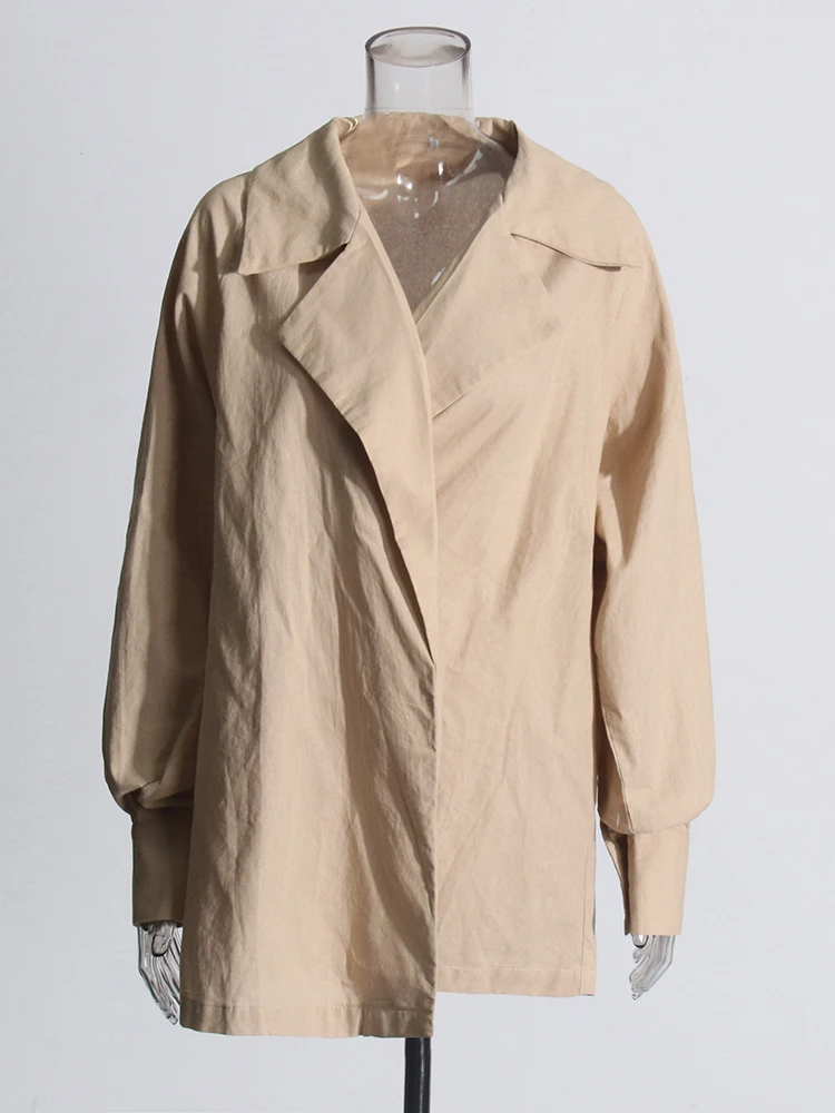 TWOTWINSTYLE однотонный комплект из двух предметов для женщин минималистичное пальто