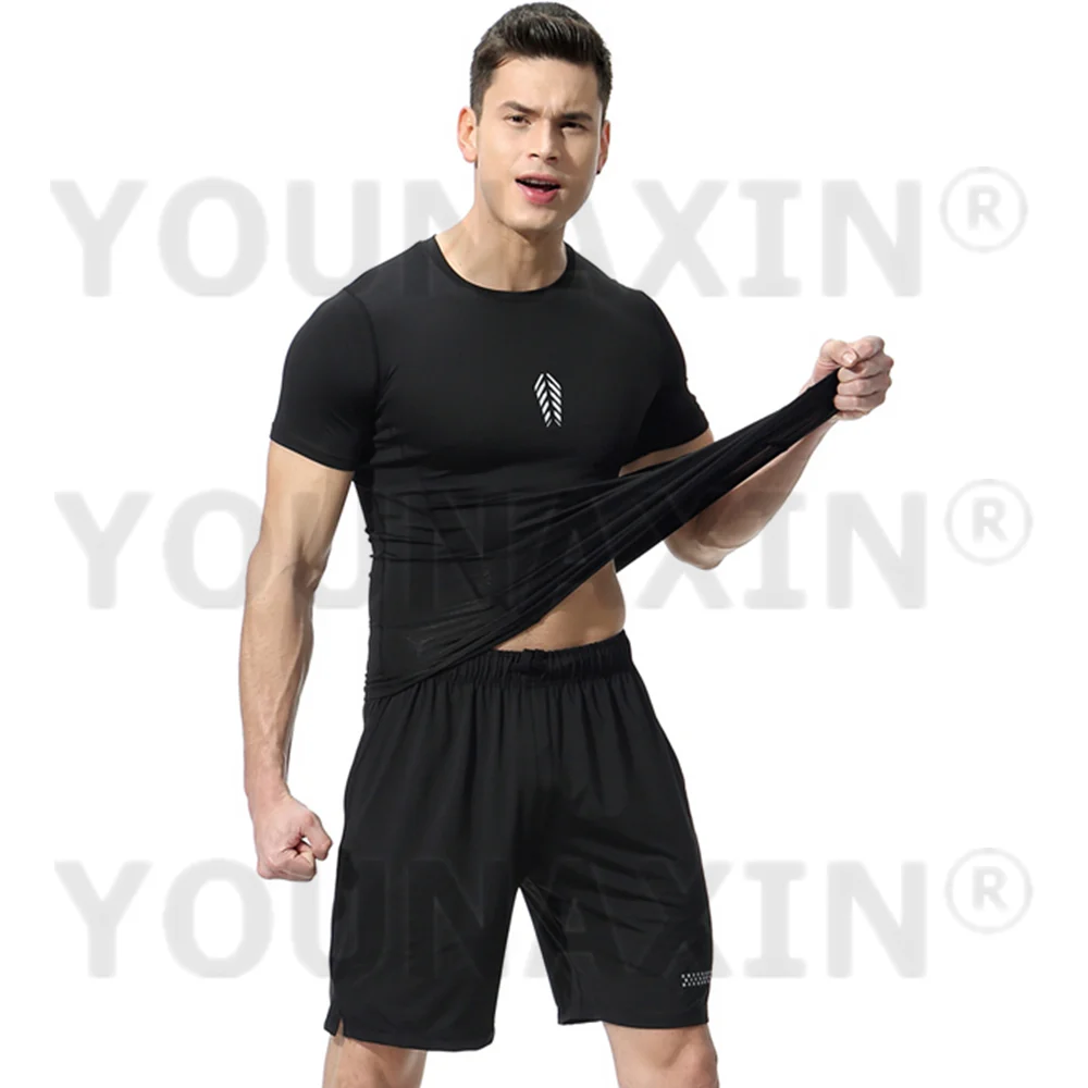 Мужские спортивные шорты для бега фитнеса тренировок на открытом воздухе