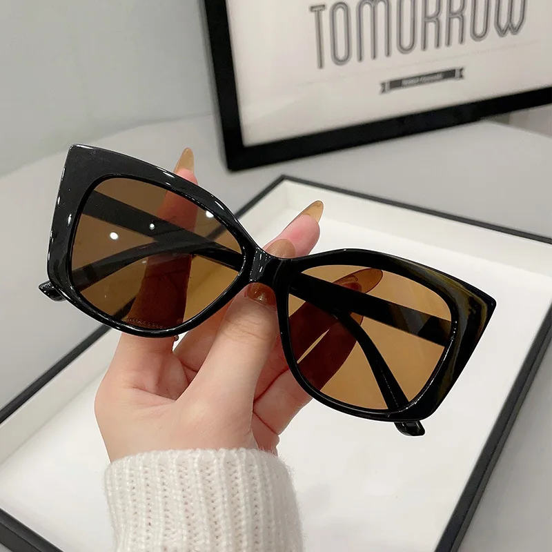 Солнцезащитные очки кошачий глаз UV400 для мужчин и женщин винтажные Роскошные