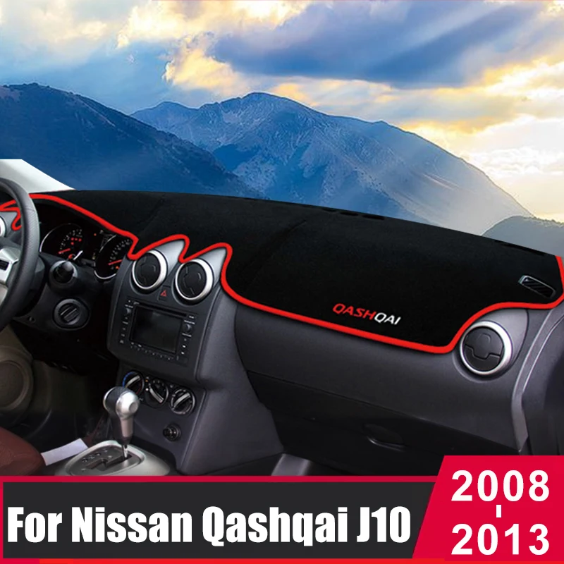 

For Nissan Qashqai J10 2008 2009 2010 2011 2012 2013 Car Dashboard Cover Sun Shade Pad Instrument Panel Carpets Mats Accessories