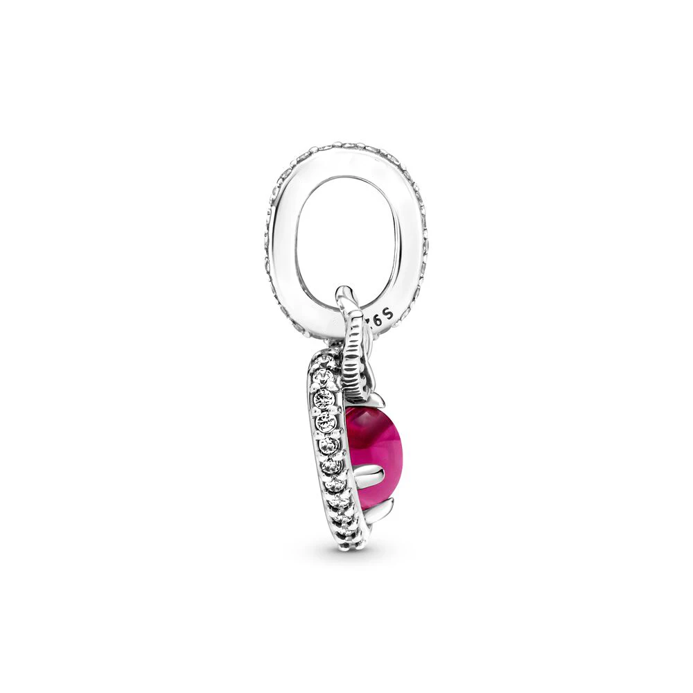 Pandora-Breloque Blanche Neige et Pomme en Argent 925 pour Femme, Perles de Luxe Légères, Cadeau d'Anniversaire, Bracelet à la Mode, Bijoux à Faire Soi-Même