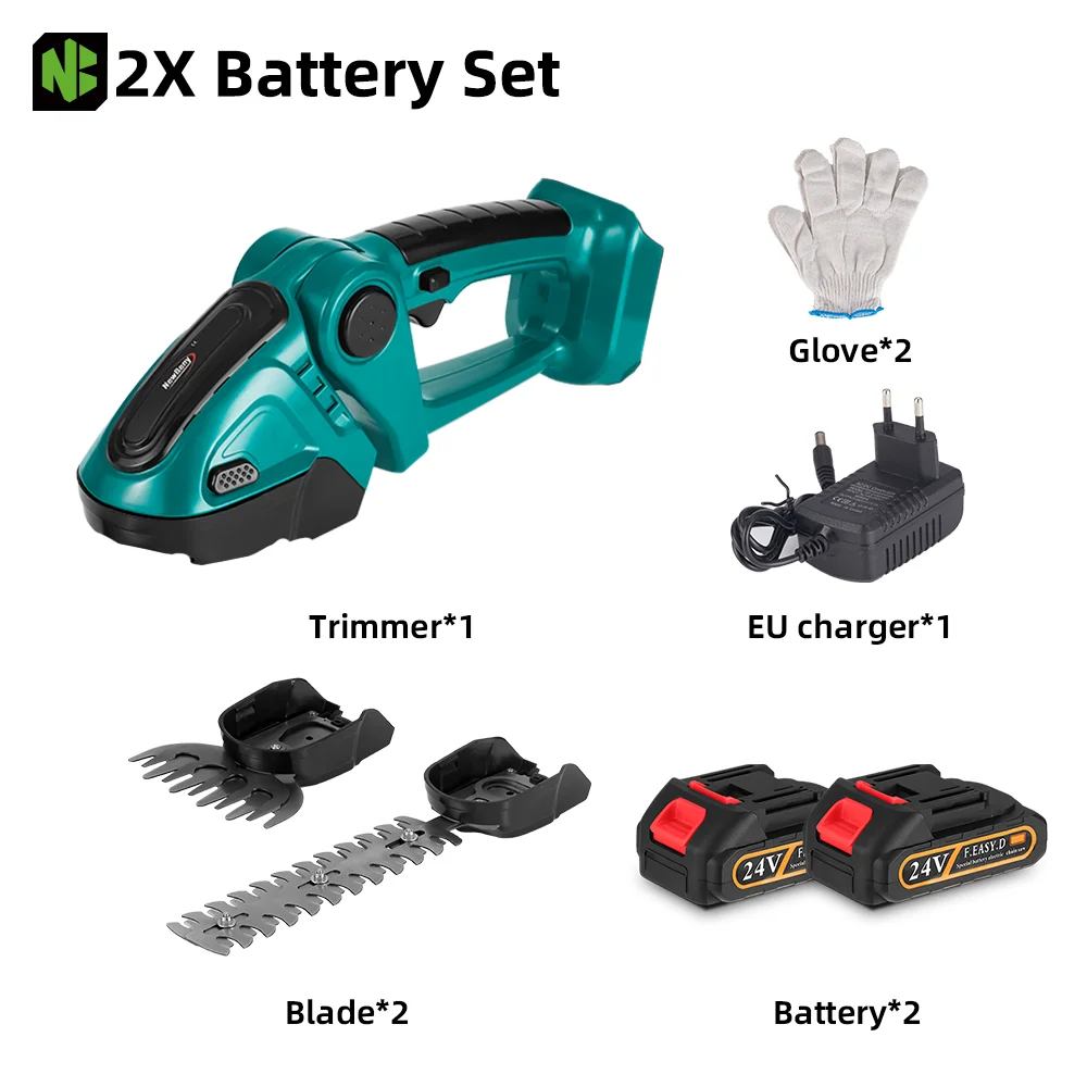 

NEWBENY Ручной электрический триммер для живой изгороди 24В