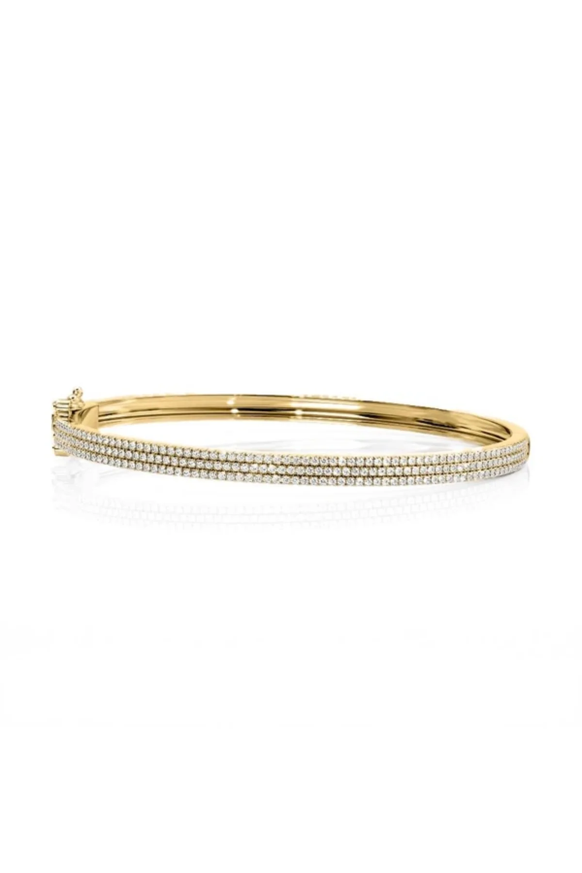 

Crystal Diamond Zirconia 12 carat lab Diamond yellow color 3 must handcuff bangle