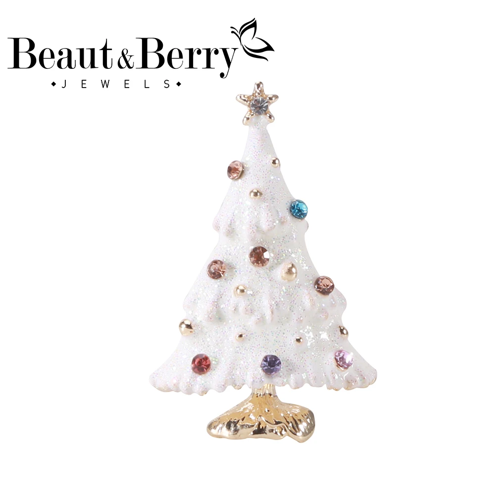

Beaut&Berry Christmas Tree Snowman Santa Snow Elk Socks Men and Women Children Brooch Festive Party Christmas Gift Pin 2022